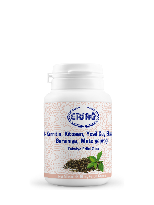 Ersağ L-Karni̇ti̇n, Ki̇tosan, Yeşi̇l Çay Ekstresi̇, Garsi̇ni̇ya, Mate Yaprağı, Papri̇ka